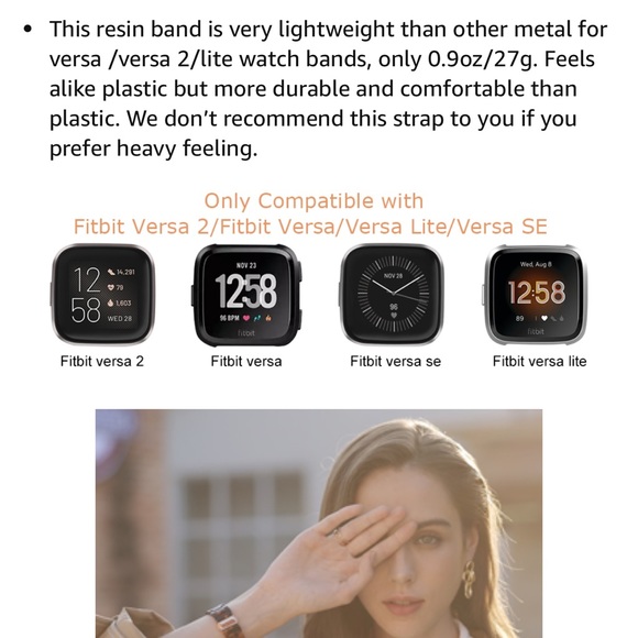 New Fitbit Versa Watch Band - Picture 5 of 5